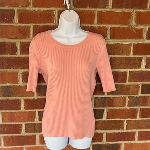 Chadwicks pink Ribbed Knit Top